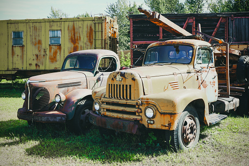 Old Abandoned Vintage Truck