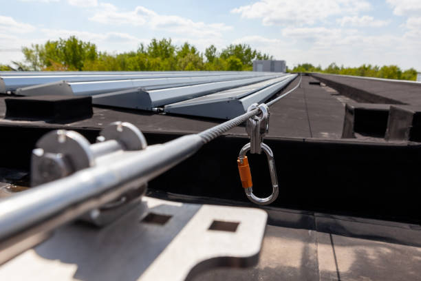 safety cable on the roof