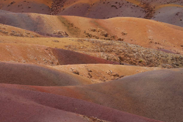 istock Chamarel Seven Coloured Earth Geopark, Mauritius, Indian Ocean, Africa 1438297637