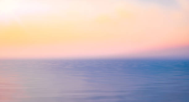 istock Colorful sunset on the beach. 1438299888
