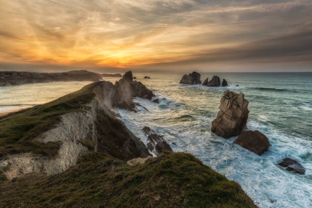 istock Sunset in the Urros de Liencres. Cantabria. Spain. 1438301002