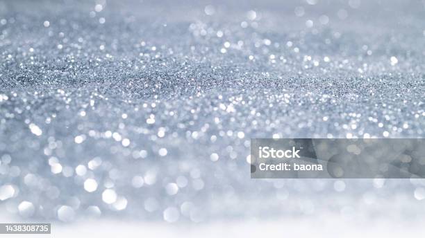 Beautiful Blurred Silver Texture Background Stock Photo - Download Image Now - Silver - Metal, Silver Colored, Backgrounds