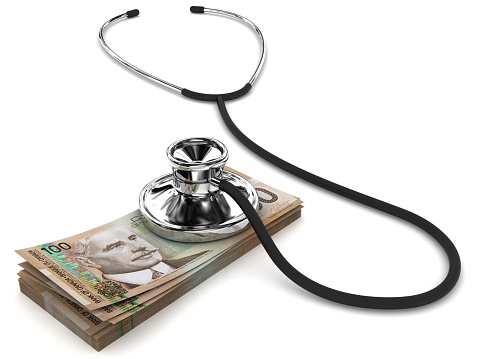 Canadian money savings analysis medicine stethoscope
