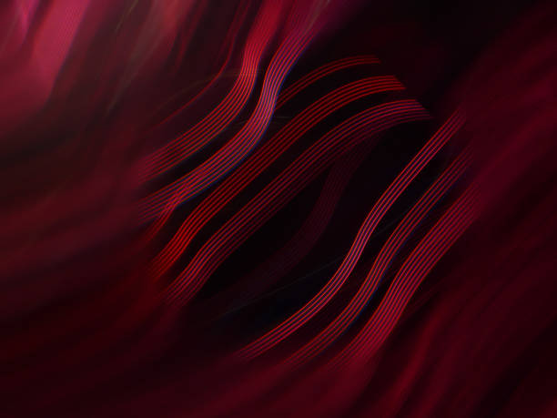 istock Shot of progressive rhythmic light trails, a combination of layers creating a visual fantasy 1438313177