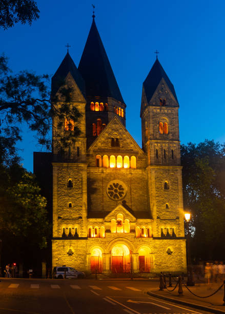 istock Temple Neuf of Metz in evening 1438317725