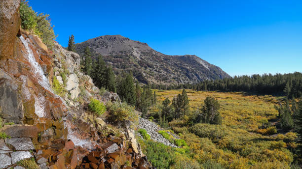 istock A waterfall with Nevada's Mt. Rose in the background 1438318626