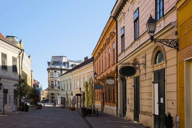 istock Picturesque streets of Pecs 1438318872