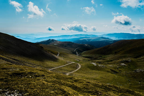 istock Mesmerizing view of Three Peaks Hill under a cloudy sky in Argentina 1438322851