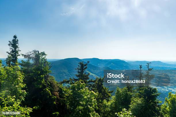 View From Lysa Hora Hill In Moravskoslezske Beskydy Mountains In Czech Republic Stock Photo - Download Image Now