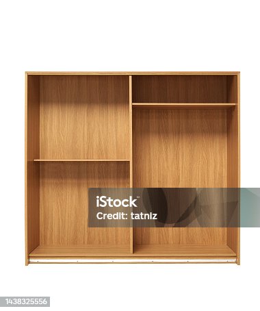istock Wooden cabinet 1438325556