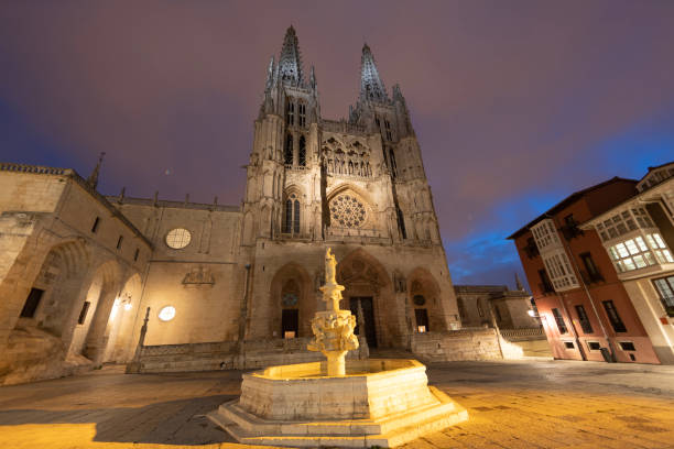 Burgos cathedral, Spain stock photo