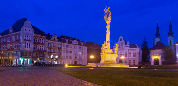 istock Union Square in night illumination of Timisoara 1438326075