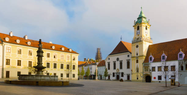 istock Main Square building in old historic city  Bratislava 1438326919