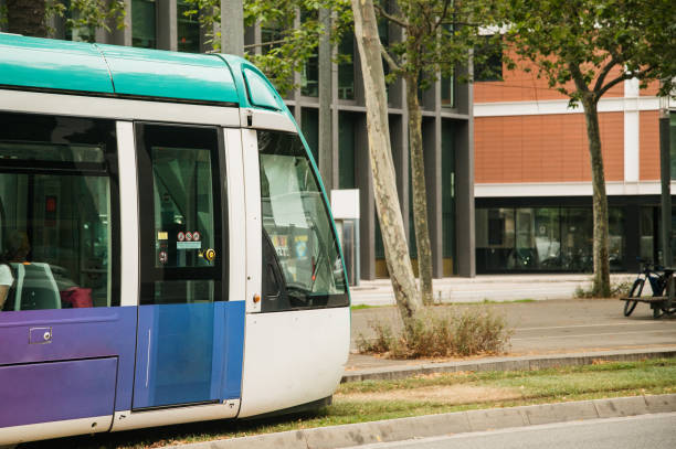 istock Tram in a city 1438334134