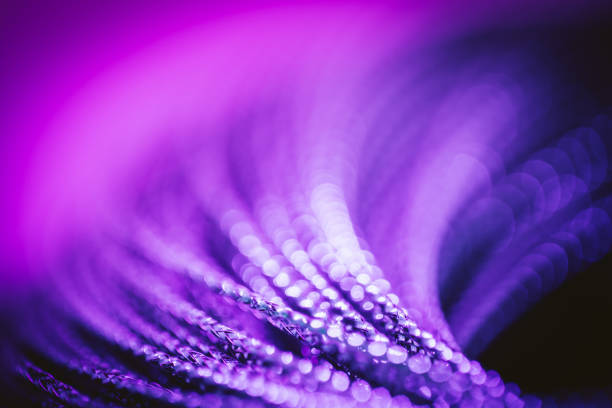 istock Futuristic, abstract and purple background. 1438336574