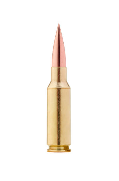 istock Full metal jacket cartridge from AK47 1438338946
