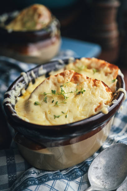 istock French Onion Soup with Baked Cheese 1438339870