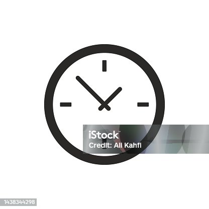 istock Clock Icon 1438344298