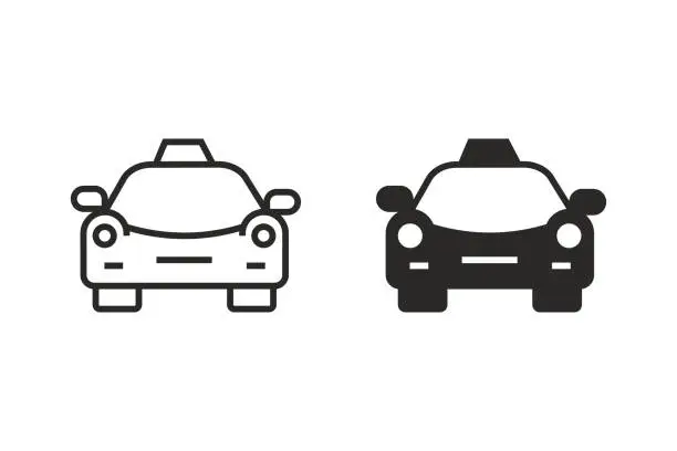 Vector illustration of Taxi Icon