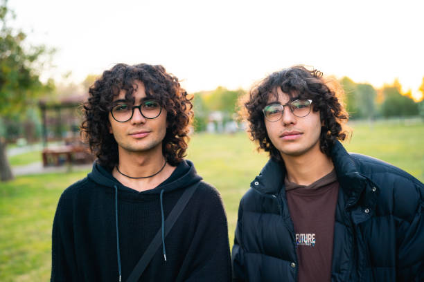 istock Portrait of two close friends 1438346092