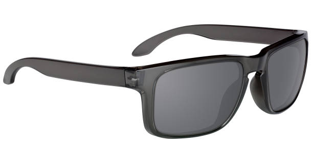 istock Black Sunglasses isolated on white 1438346349
