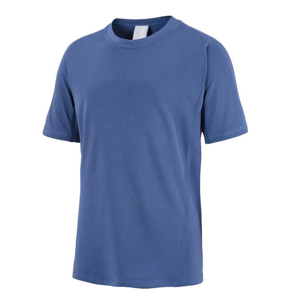 istock Blue T-shirt isolated on white background 1438346722