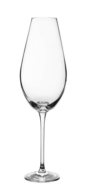 istock empty, transparent glass on the white background 1438347538