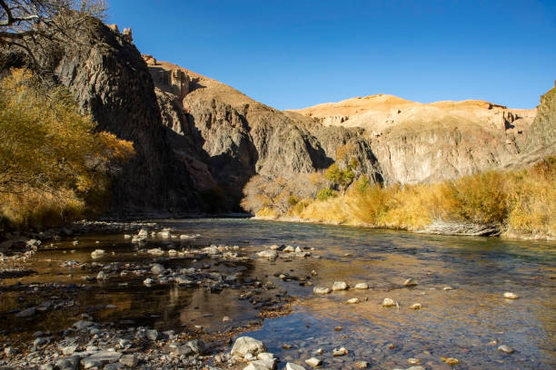 istock Beautiful scenery with river Charyn in Kazakhstan 1438349685