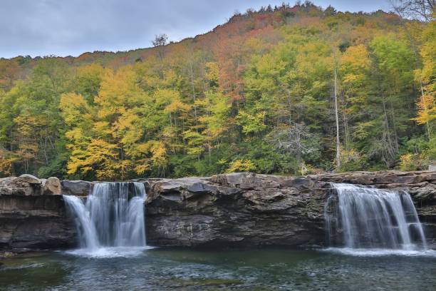 istock High Falls on Shavers Fork surrounded by greenery at daytime in West Virginia in the US 1438352391