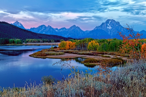 The Oxbow Bend Grand Teton National Park in the U.S.