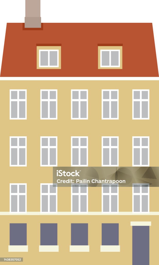 Vector Built Structure Building Vector Illustration Stock Illustration - Download Image Now ...