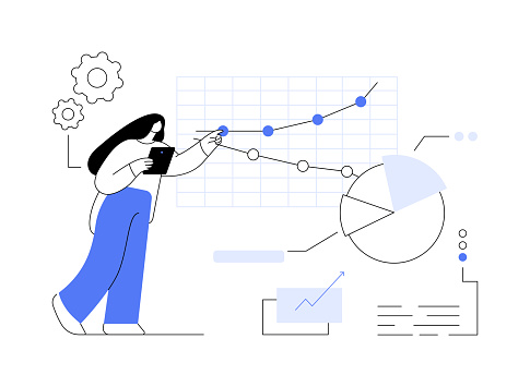 Compettitive Analysis Animation Competitive Analysis Abstract Concept Vector Illustration Stock ...