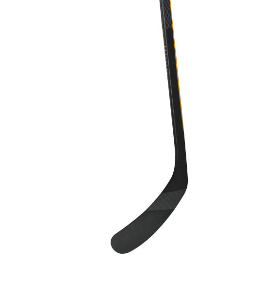 istock Ice hockey stick isolated on white background 1438363817