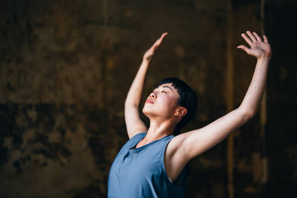 istock Beautiful Woman Practicing Yoga 1438371505