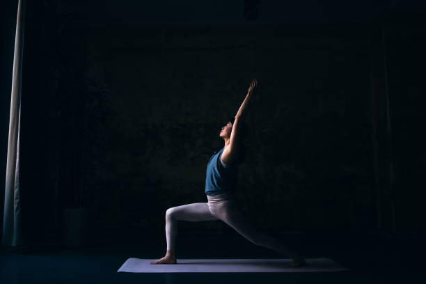 istock Beautiful Woman Practicing Yoga 1438371527