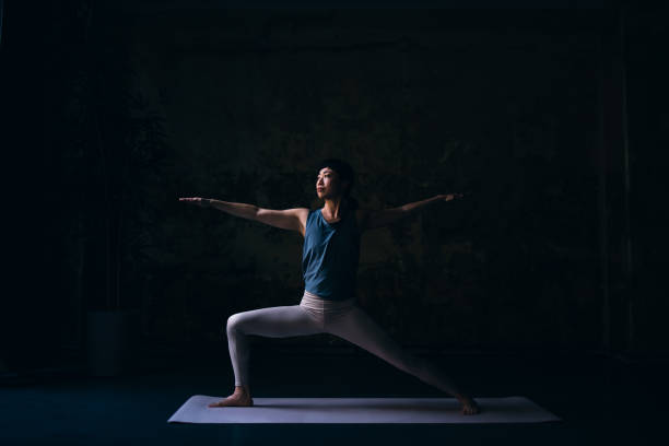 istock Beautiful Woman Practicing Yoga 1438371573