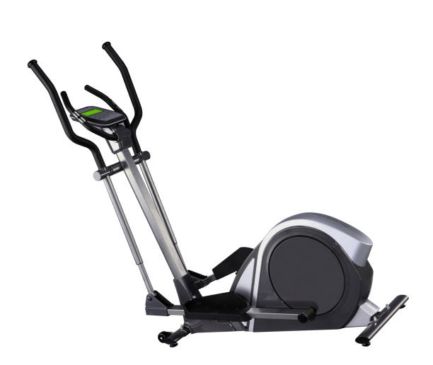 istock ellipse trainer machine on a white background isolated 1438382441