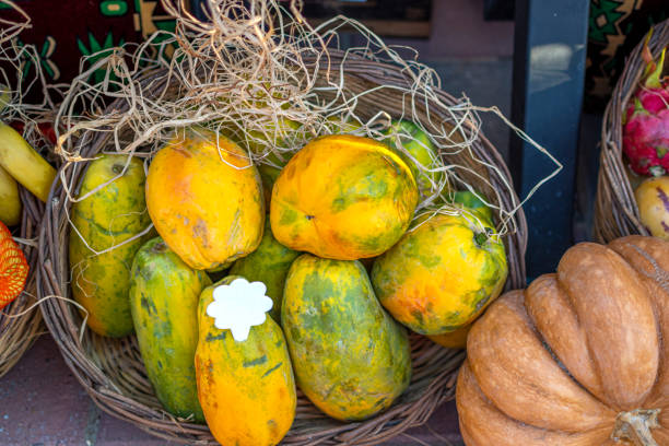 istock Fruits on the street market 1438383745