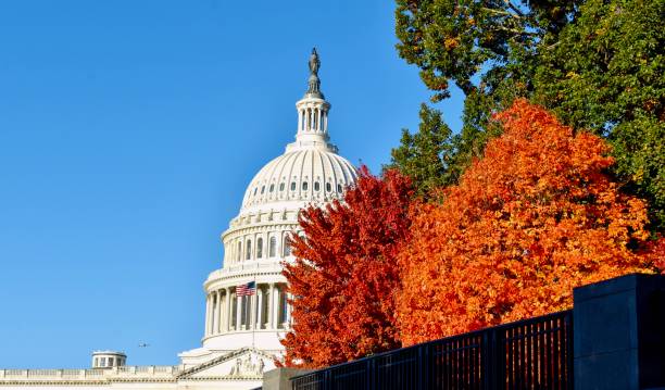 istock United States Capitol Building Fall Colors 1438384408