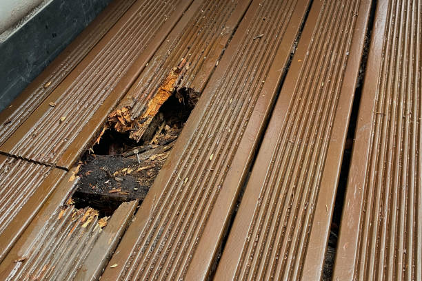 istock rotting wood of terrace deck 1438385485