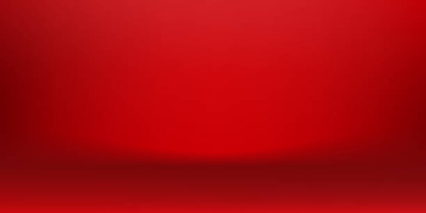 istock Red wall background, Vector backdrop of Empty Gallery room for for Valentine, Chinese new year,Christmas, Mid Autumn Festival for product presentation 1438385740