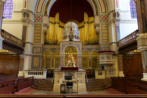 Inside St.George's Hall in Liverpool