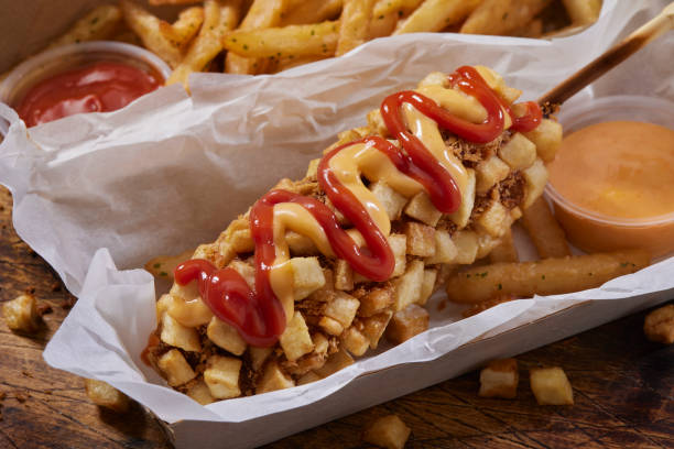 istock Korean Corn Dog with Fries 1438388600