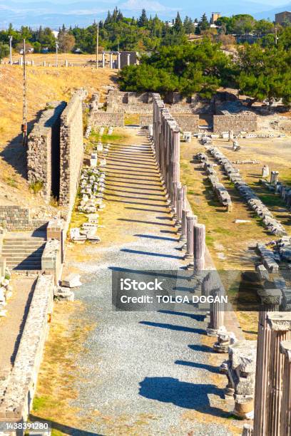 Pergamon Antique Sanitarium Asklepion Stock Photo - Download Image Now - Zeus, Acropolis - Athens, Aegean Turkey