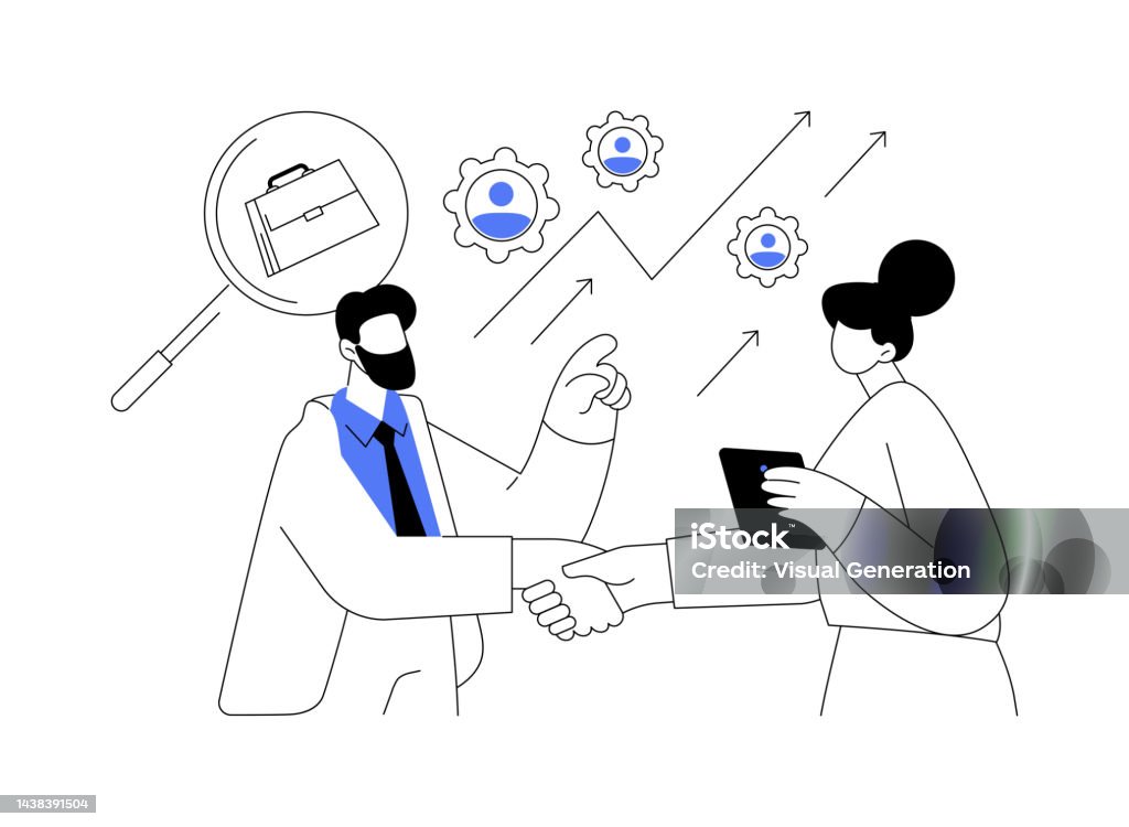 Human Relations Background Human Relations Abstract Concept Vector Illustration Stock Illustration ...