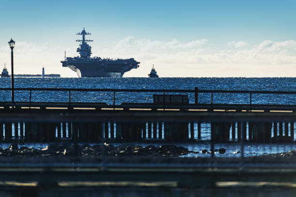 istock Navy Aircraft Carrier 1438394219
