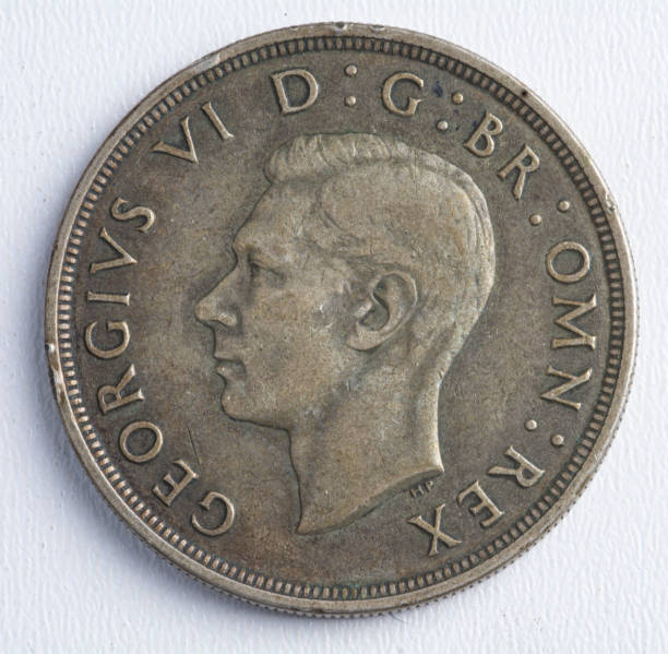 1937 George VI Crown Coin - Face side up