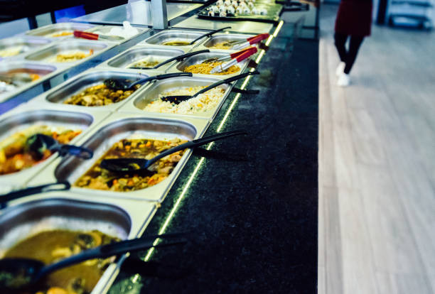 istock Buffet with various food at a Chinese restaurant 1438400301