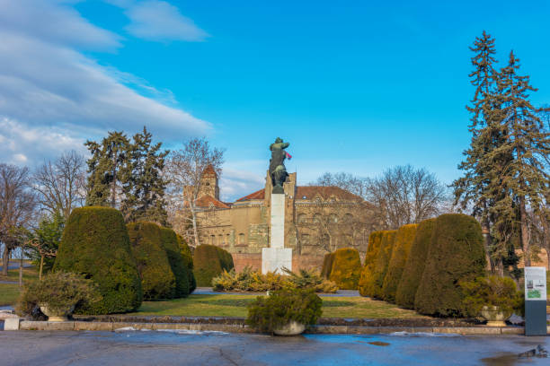 Belgrade, Serbia - February 4, 2017: Kalemegdan Park in Belgrade, Serbia.