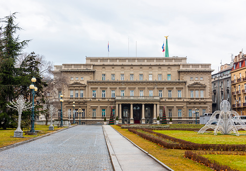 President Palace Warsaw Poland - Stock photo